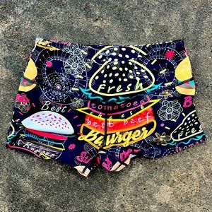 Feed Me Fight Me athletic shorts